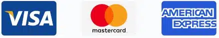 Visa, Mastercard, American Express